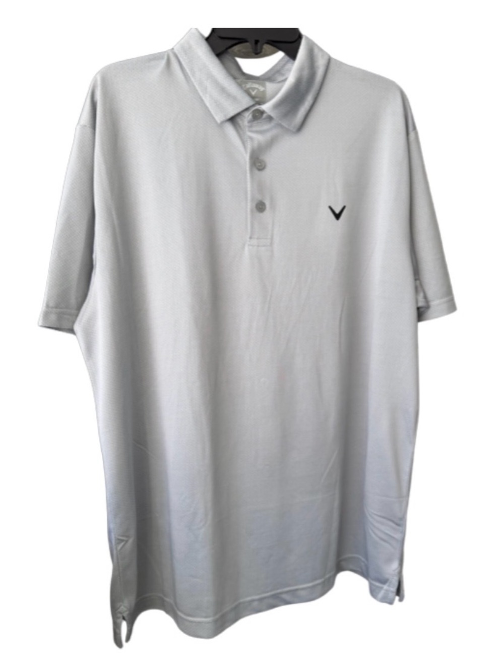 Callaway Light Gray Polo Shirt Opti-Dri XL